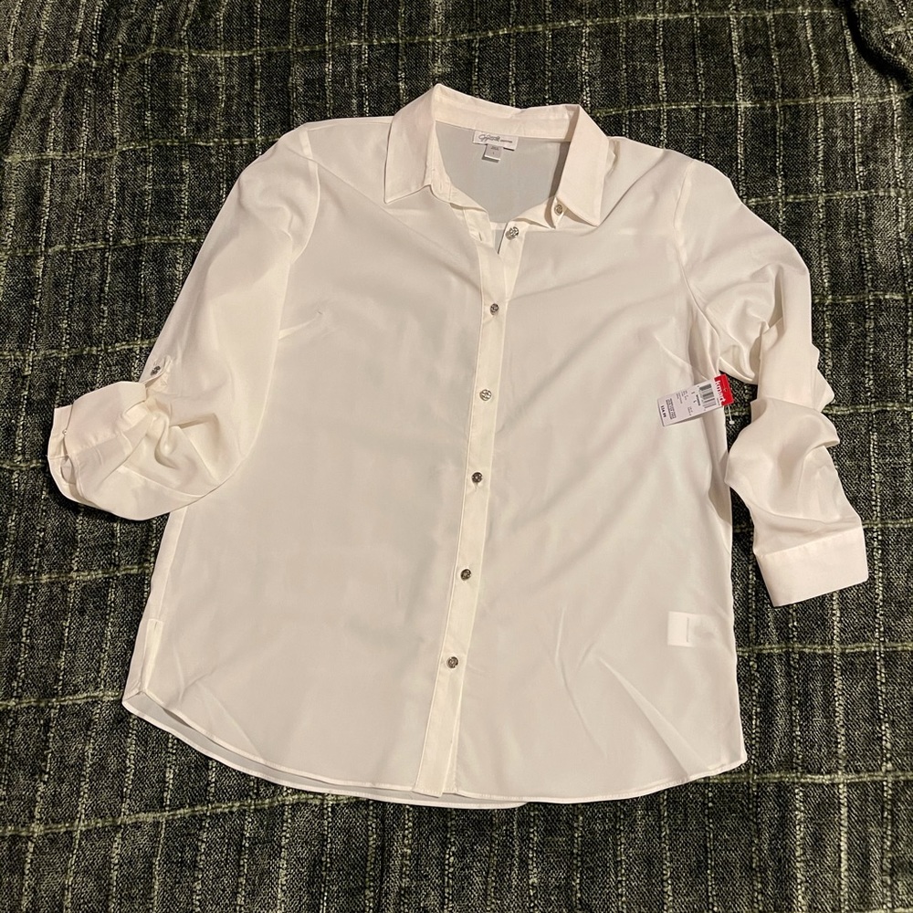 Joshlyn Smith Collection Women’s Spring Utility Blouse Size L New With Tags